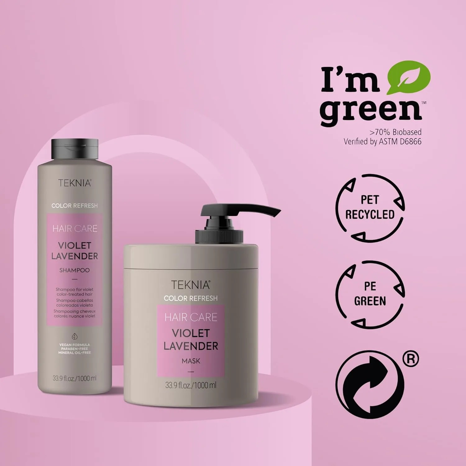 LAKMÉ Teknia Violet Lavender Color Refresh Shampoo, Color Depositing Shampoo for Purple Hair, 33.8 Fl Oz — фото 4