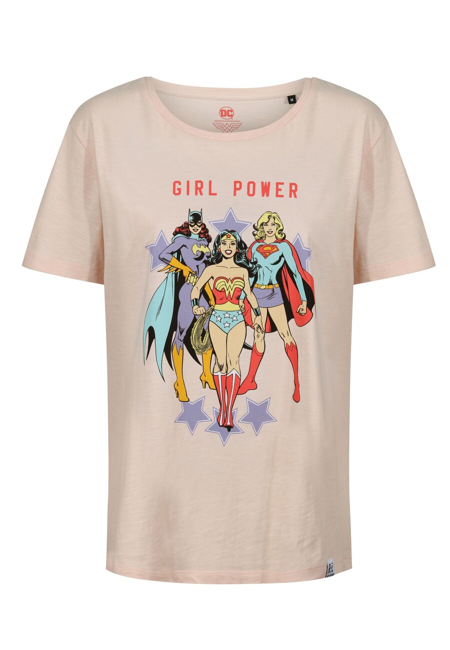 

Рубашка Recovered Girl Power Heroes Slub, розовый