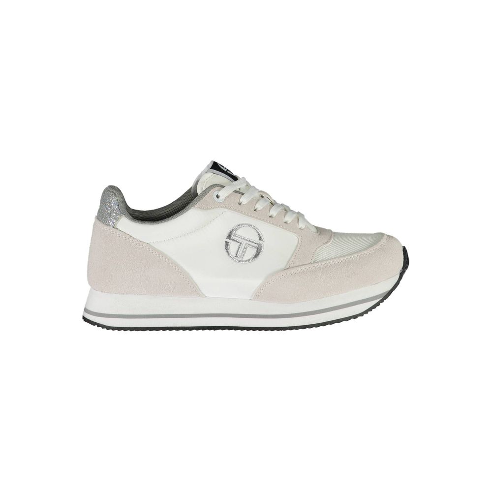 

Белые кроссовки из полиэстера Sergio Tacchini