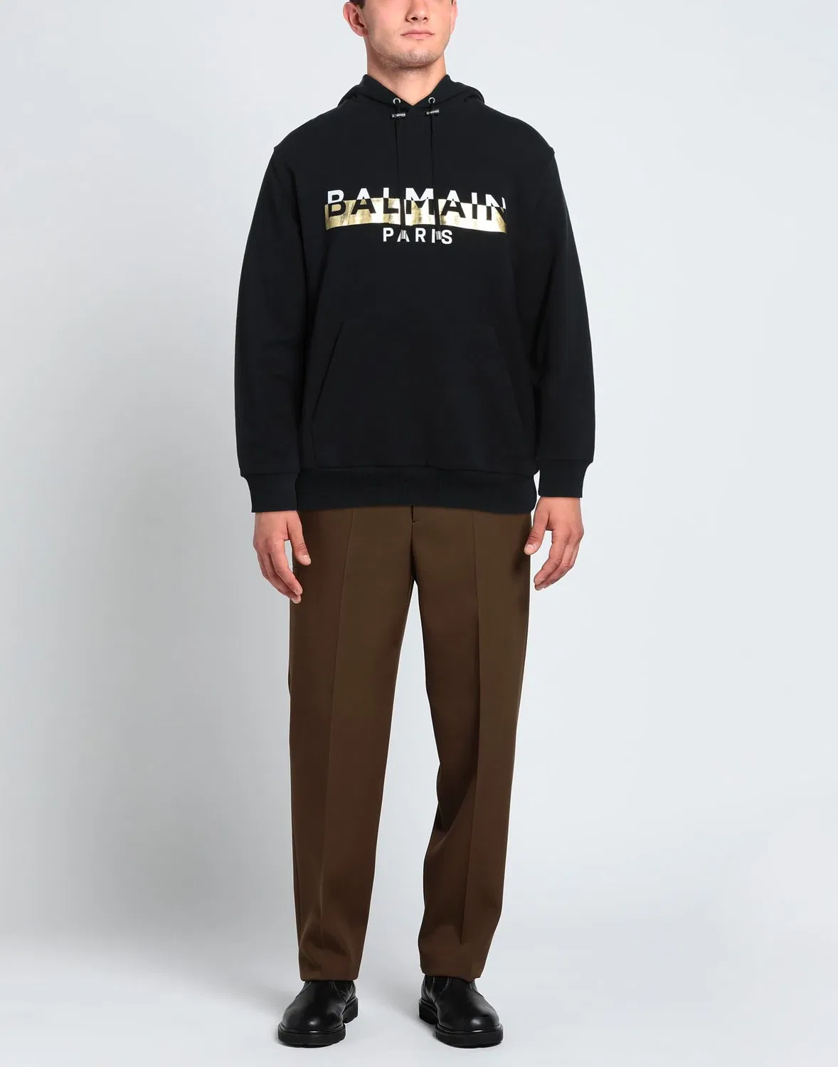Худи BALMAIN черное — фото 2