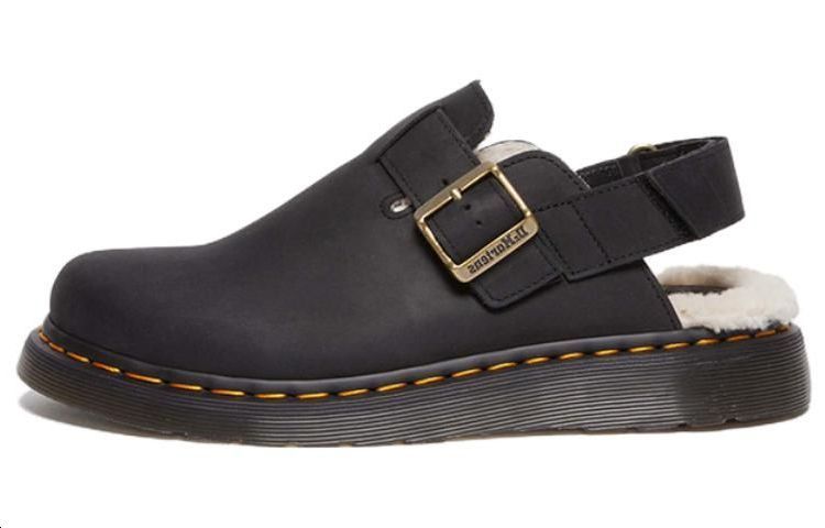 Dr.Martens Женские мюли Dr. Martens Jorge 2 с подкладкой из искусственного меха, черные