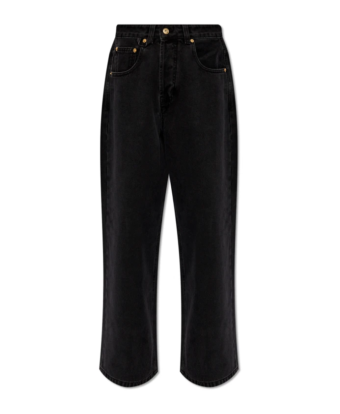 

Джинсы с широкими штанинами Jacquemus, черный