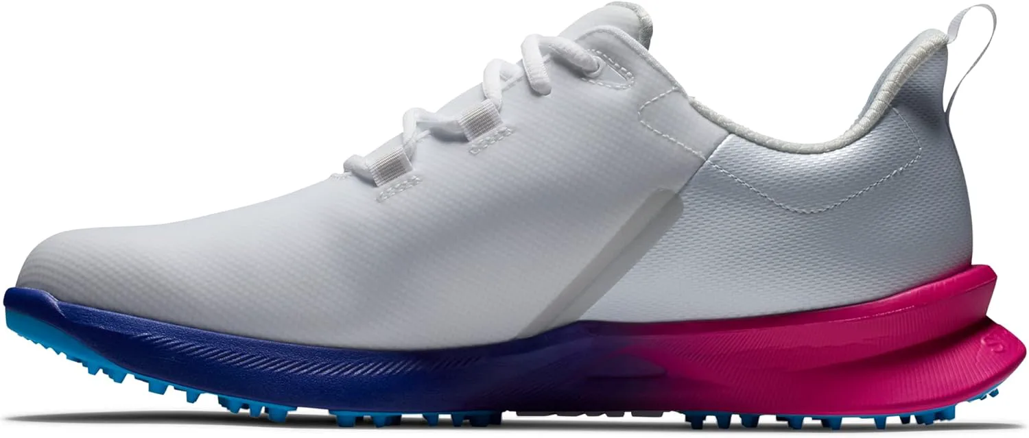 Мужские гольф-кроссовки FootJoy FJ Fuel, белый/синий/розовый — фото 2