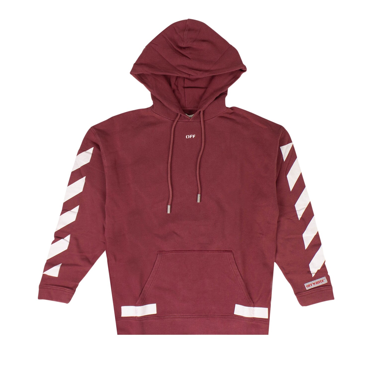 

Off-White Толстовка с капюшоном Diags Arrows, цвет Красный