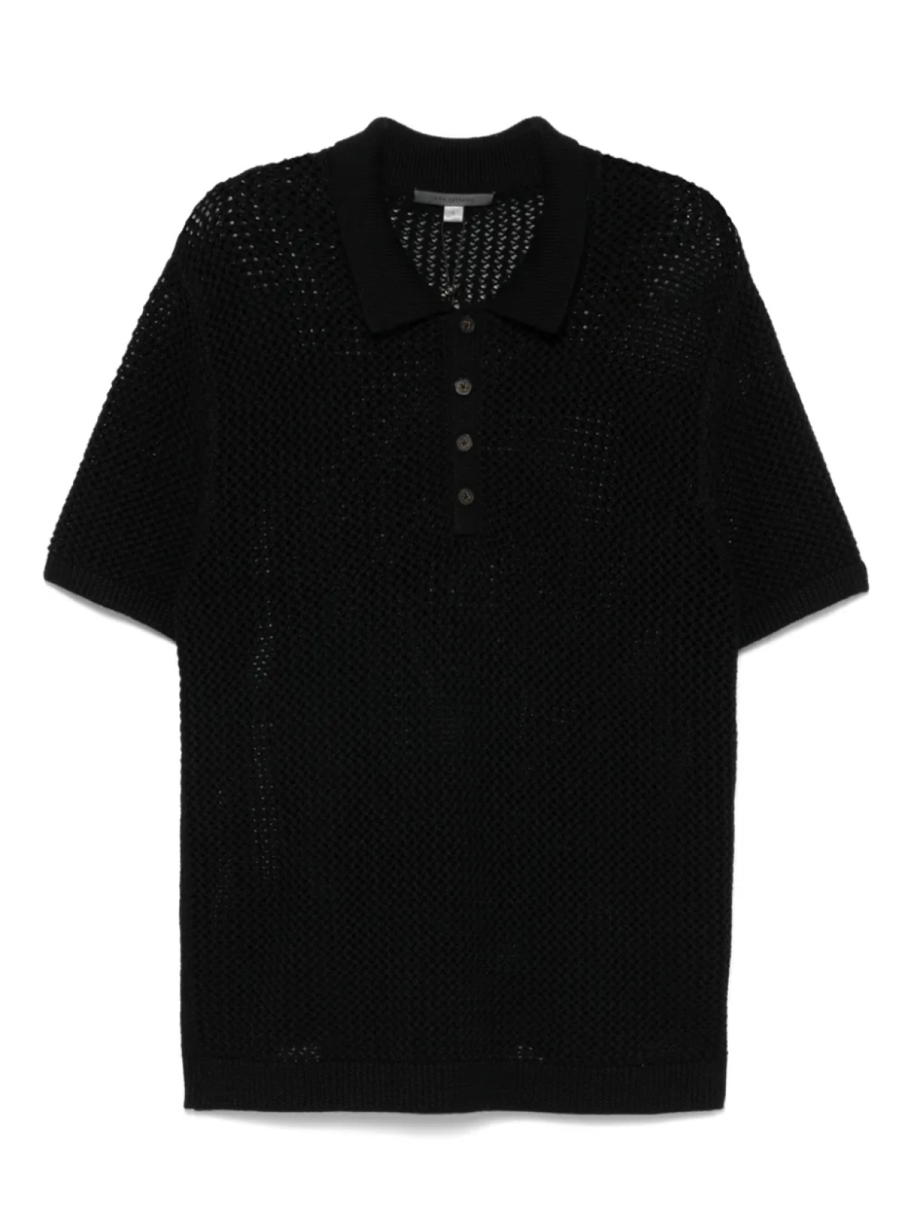 

John Varvatos рубашка поло с короткими рукавами, черный