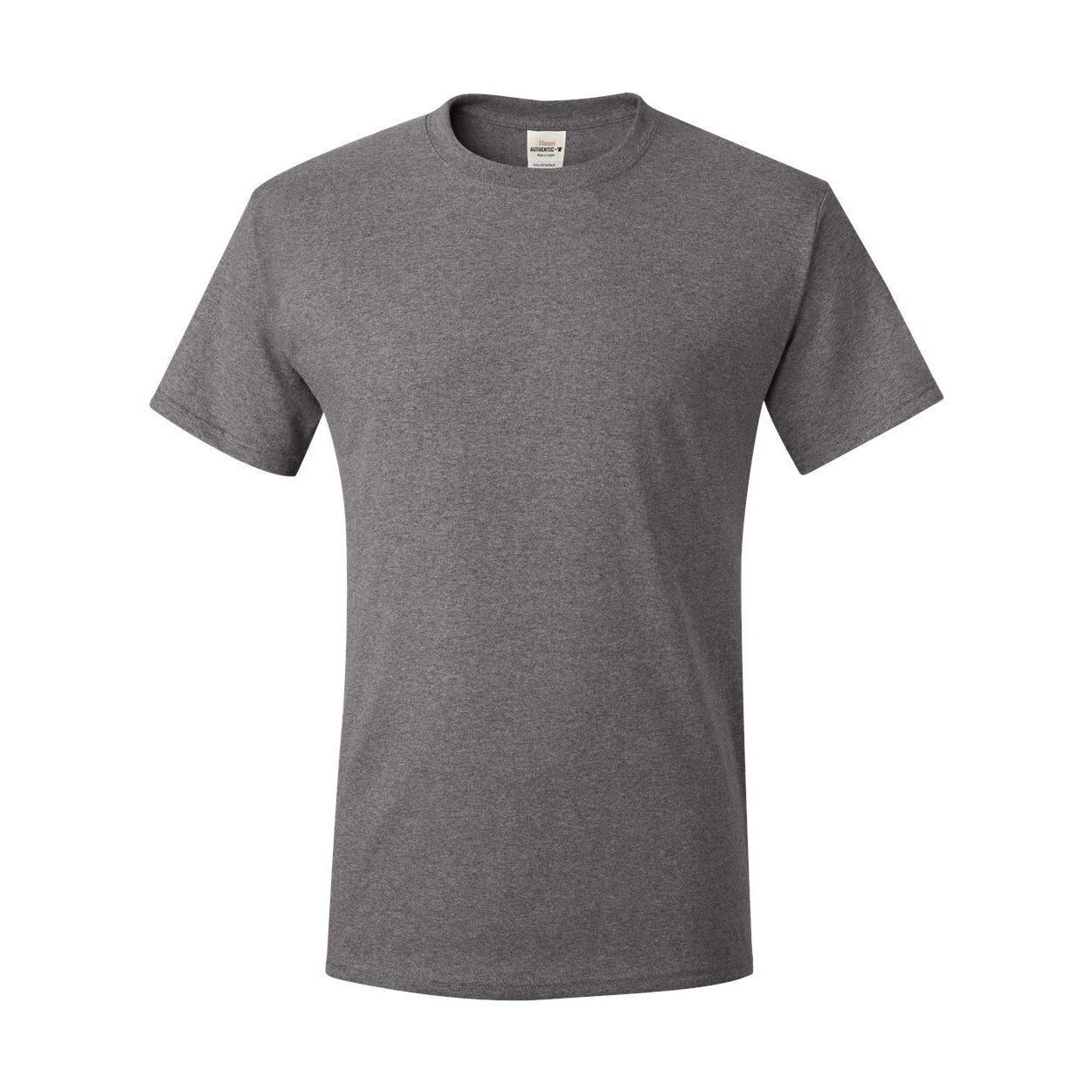 

Аутентичная футболка Hanes, цвет Charcoal Heather