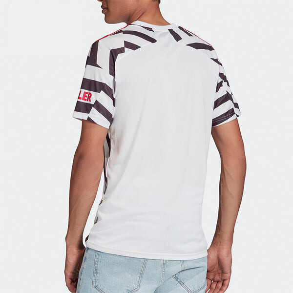 Футболка adidas Manchester United Away Fan Edition Sports Jersey White, белый — фото 4