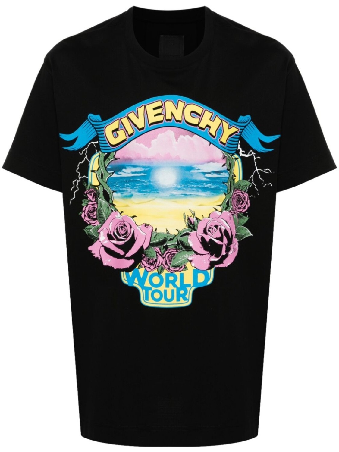 

Givenchy футболка с принтом World Tour, черный