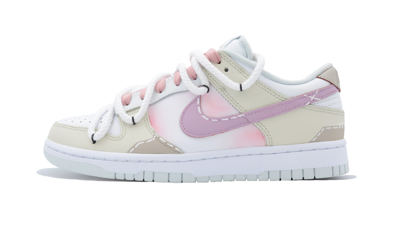 

Кроссовки Nike Dunk Low Retro Red Stardust Pure Platinum, цвет Off White