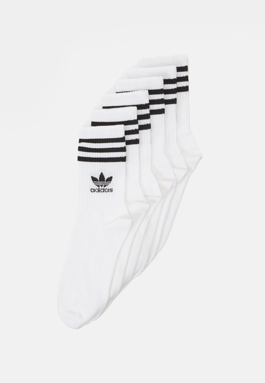 

Носки Unisex 6 Pack adidas Originals, белые