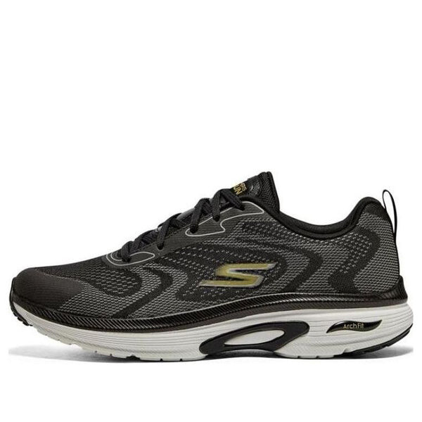 

Кроссовки go run arch fit 'black white' Skechers, черный