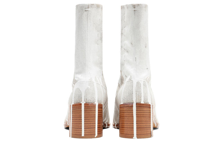 Ботинки Tabi Ankle Boots Men White Maison Margiela — фото 4