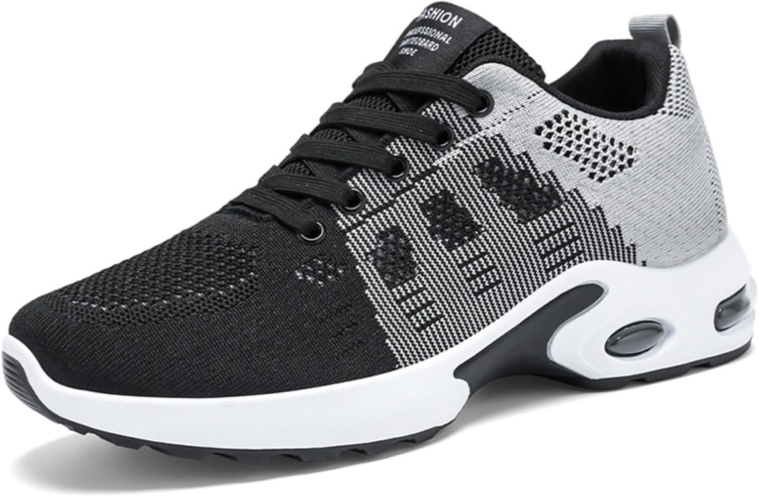 

Мужские дышащие кроссовки с противоскользящей подошвой, удобные спортивные кроссовки из вязаного материала для бега, занятий в тренажерном зале и на открытом воздухе Huayorong, серый