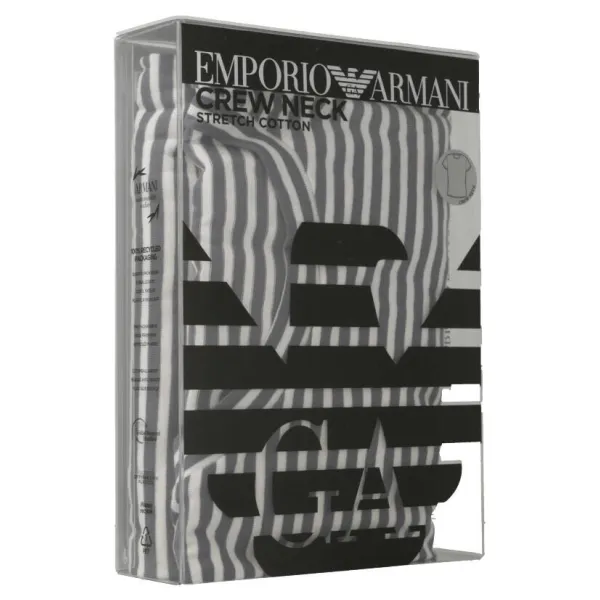 Футболка стандартного кроя Emporio Armani, синий — фото 4