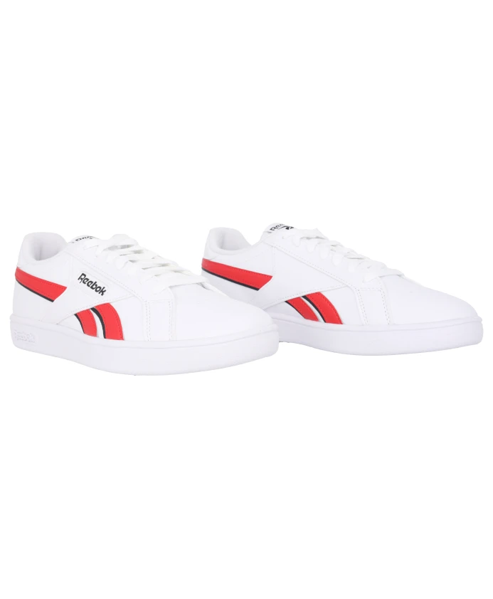 Мужские кроссовки 'Court retro' - бело-красные Reebok, белый — фото 2