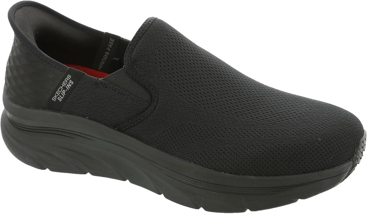 Мужские слипоны Skechers Hands Free, кроссовки для ходьбы D'lux Walker Sr Joden, черный — фото 2