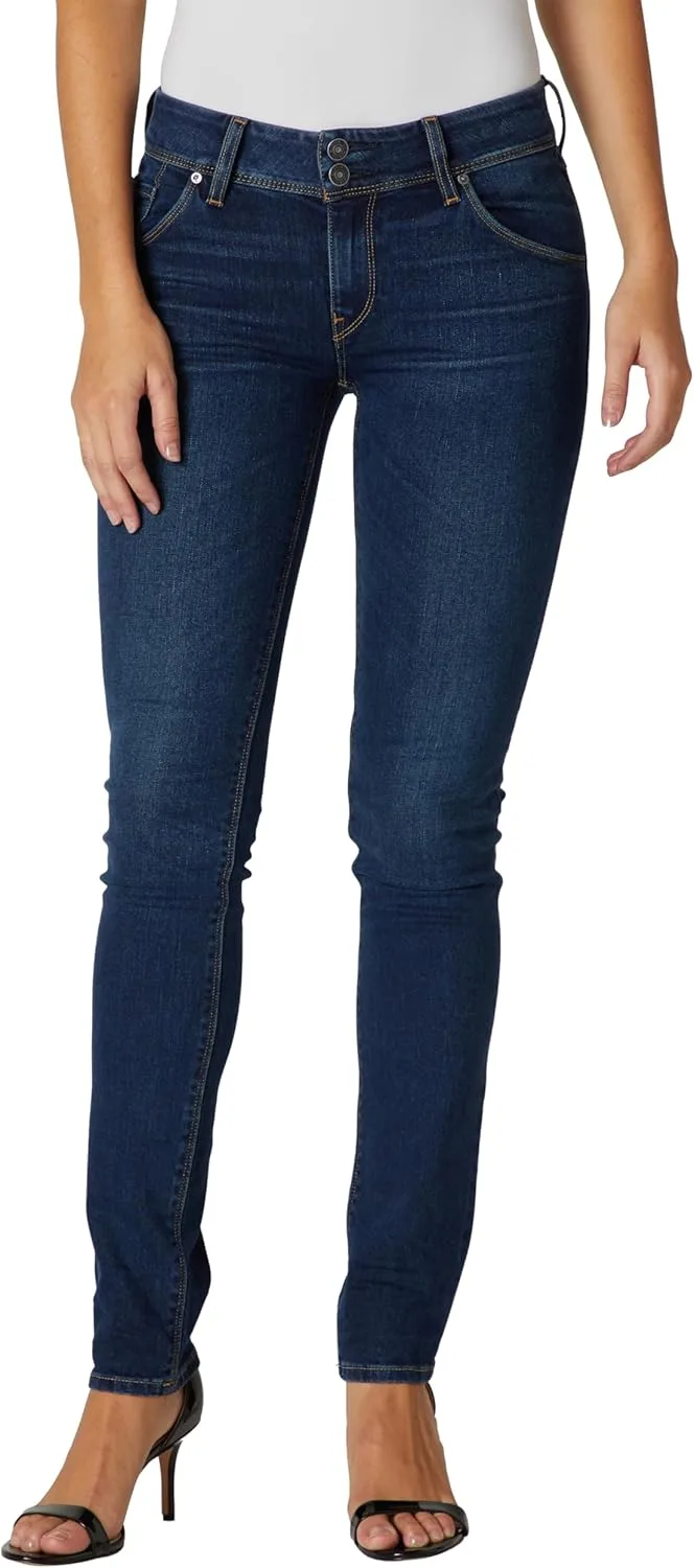 

Hudson Womens Collin Mid Rise Skinny Jean с задними карманами на клапане