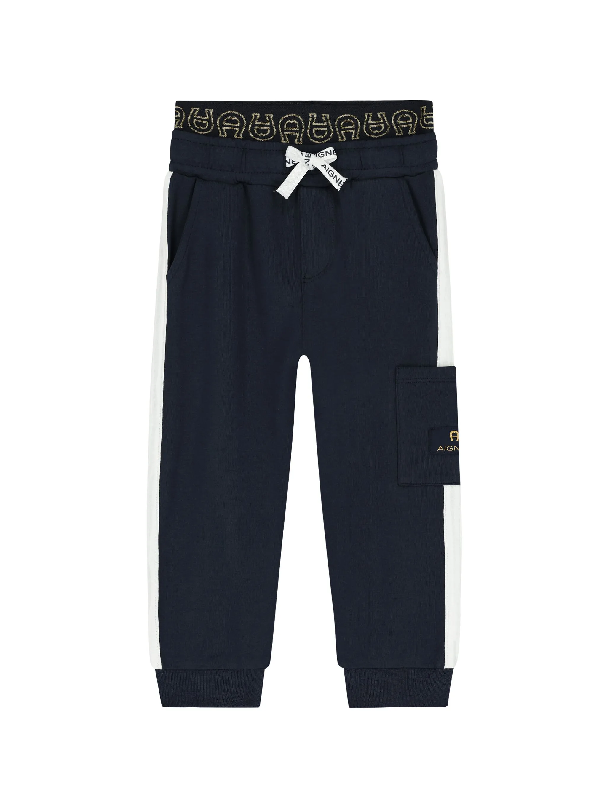 

Спортивные брюки с логотипом Aigner Kids, синий