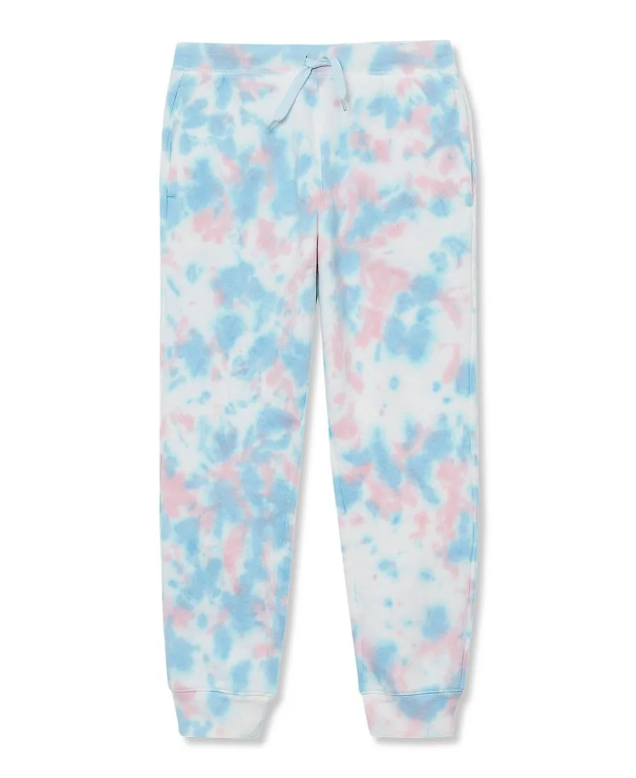 Детские спортивные штаны для девочек Lands' End, Deep Lavendar Tie Dye