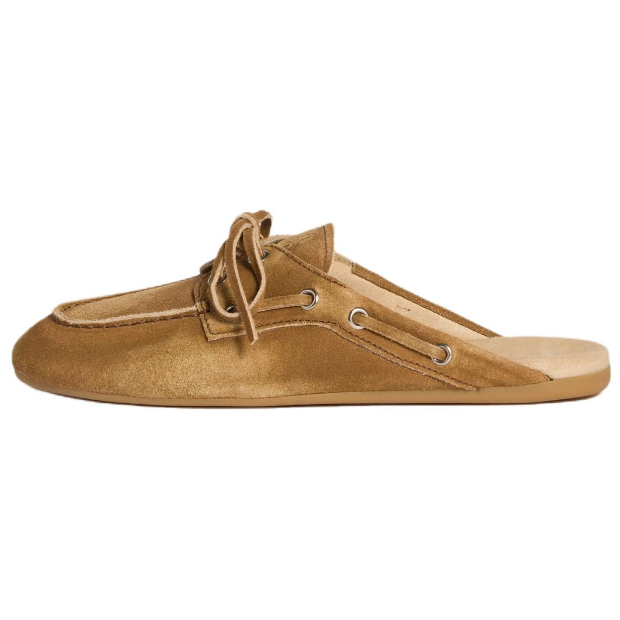 Сандалии с закрытым носком женские, цвет корицы MIU MIU, Cinnamon