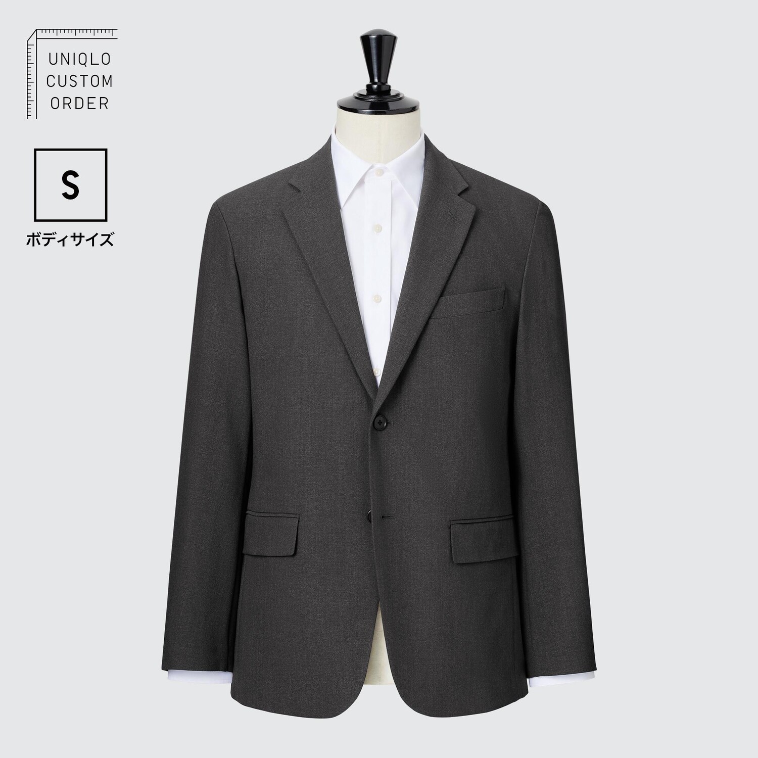 

Куртка UNIQLO Kando размер S, темно-серый