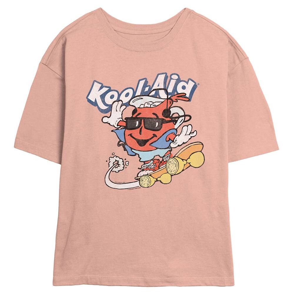 

Футболка с рисунком скиммера для скейтборда Kool-Aid Fruit для юниоров Licensed Character, цвет Blush