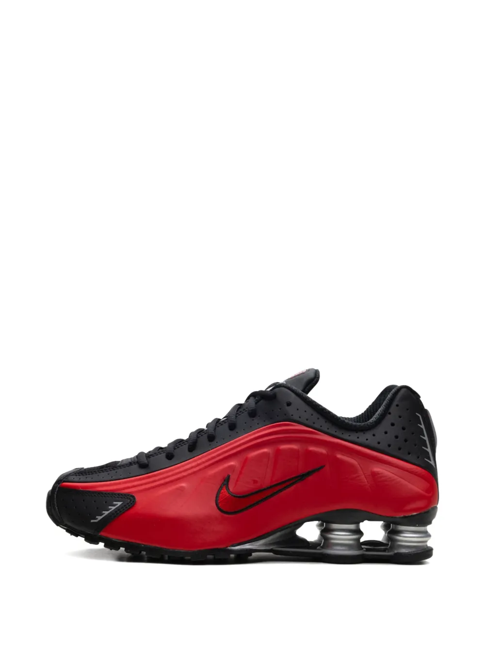 Кроссовки Shox R4 University/Red/Black Nike, красный — фото 4