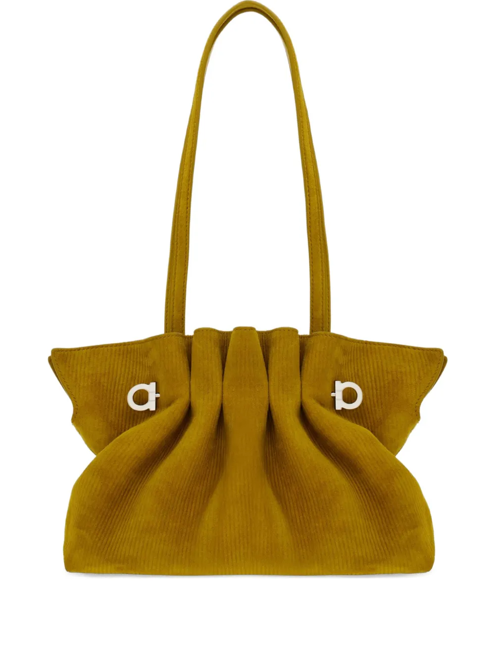 

Замшевая сумка на плечо Ferragamo, желтый
