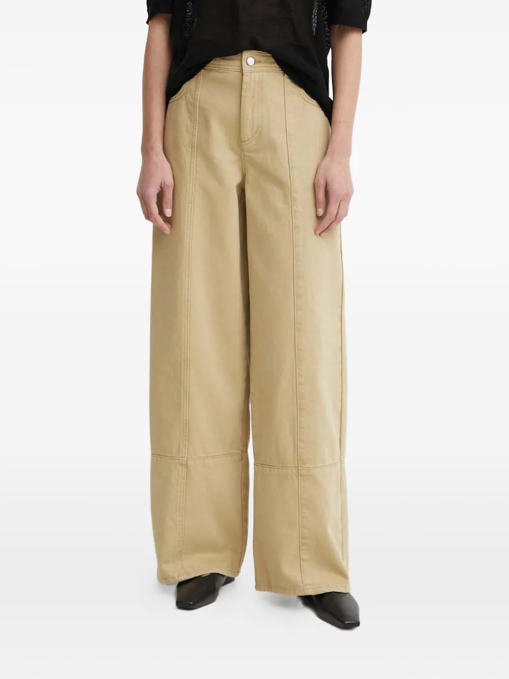 

Джинсы расклешенного кроя с панелями AERON, нейтральный