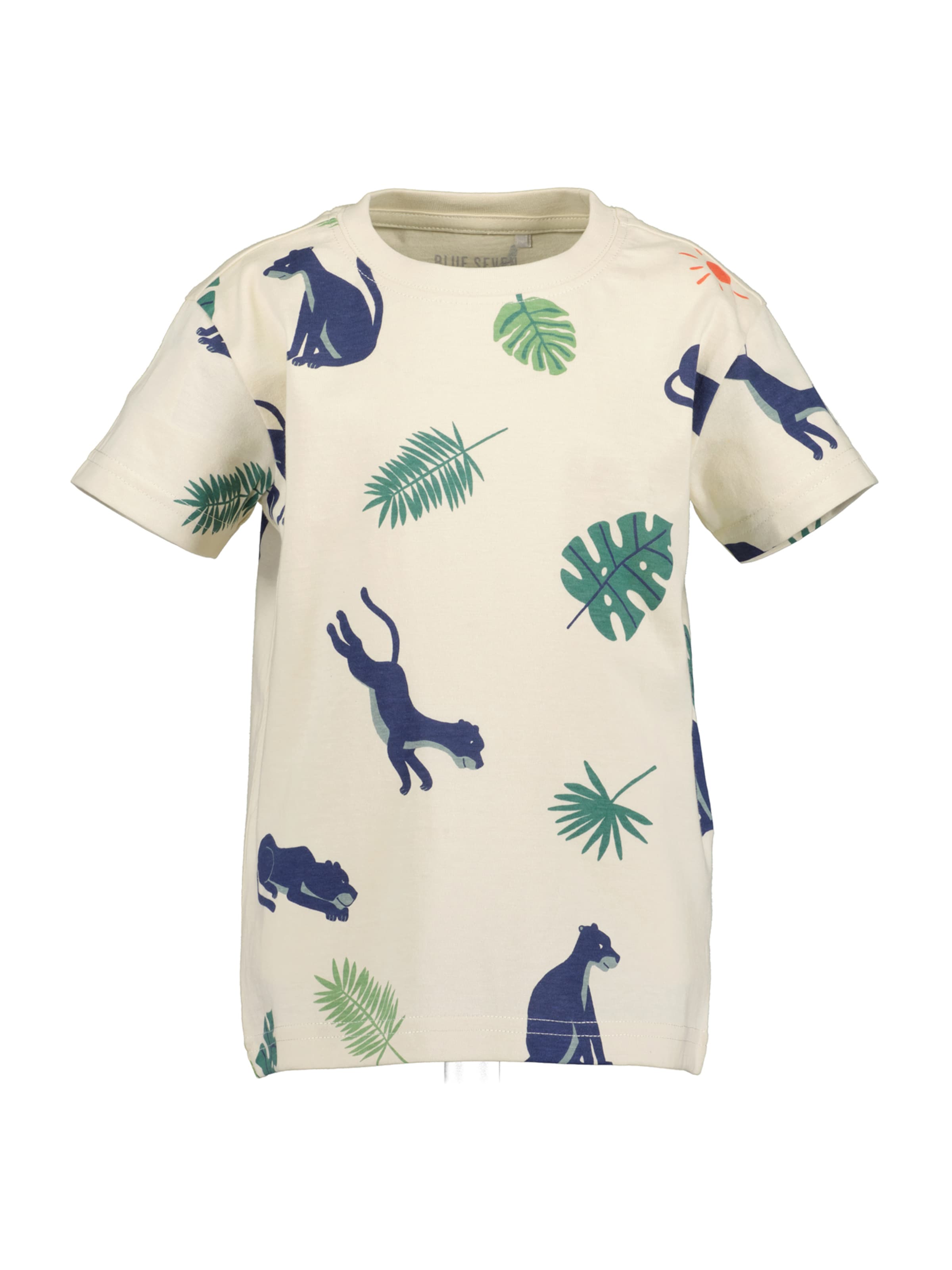 

BLUE SEVEN Футболка в кремовом цвете