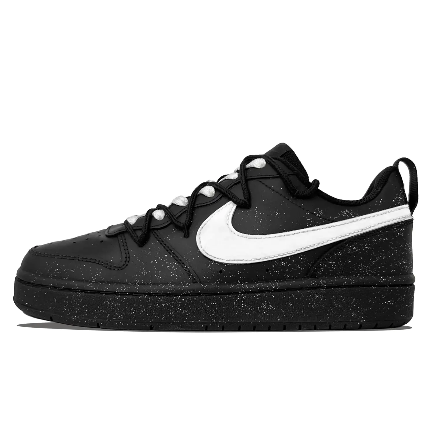 

Кроссовки Nike Court Borough Kids' Skateboarding Shoes Grade School, черный
