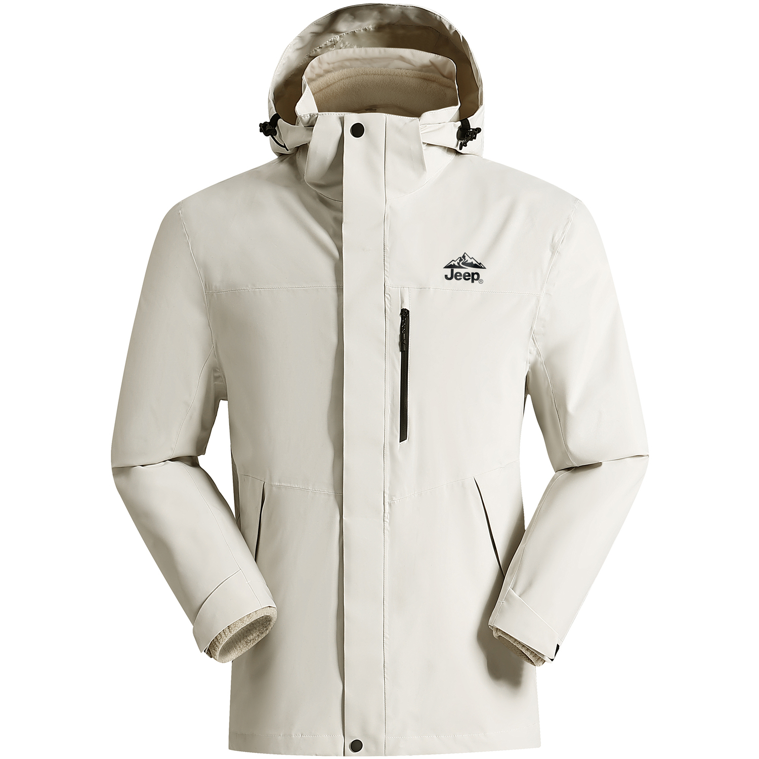 

Jeep Ветро- и влагозащитная ветровка Unisex, Ivory White