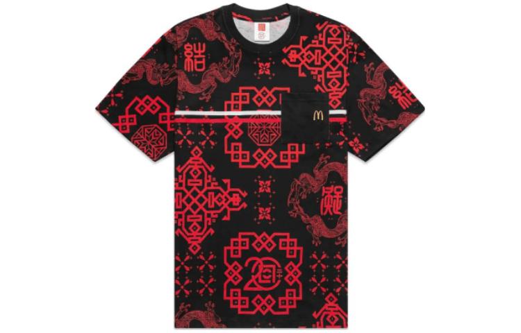 

CLOT Футболка Unisex Black в коллаборации с McDonald's, Черный, CLOT Футболка Unisex Black в коллаборации с McDonald's