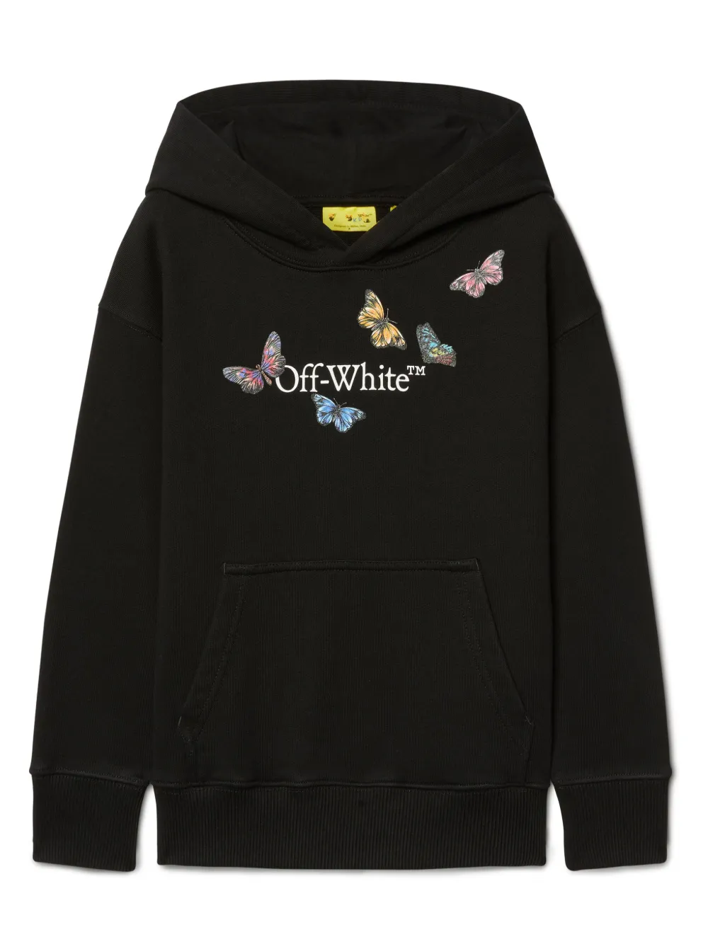

Худи Bookish Butterfly OFF-WHITE KIDS, черный