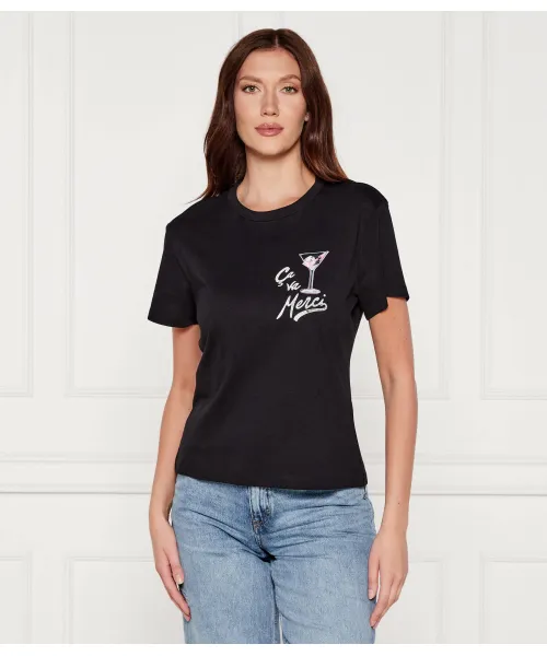 

Футболка destrel_2 Loose fit Hugo, черный