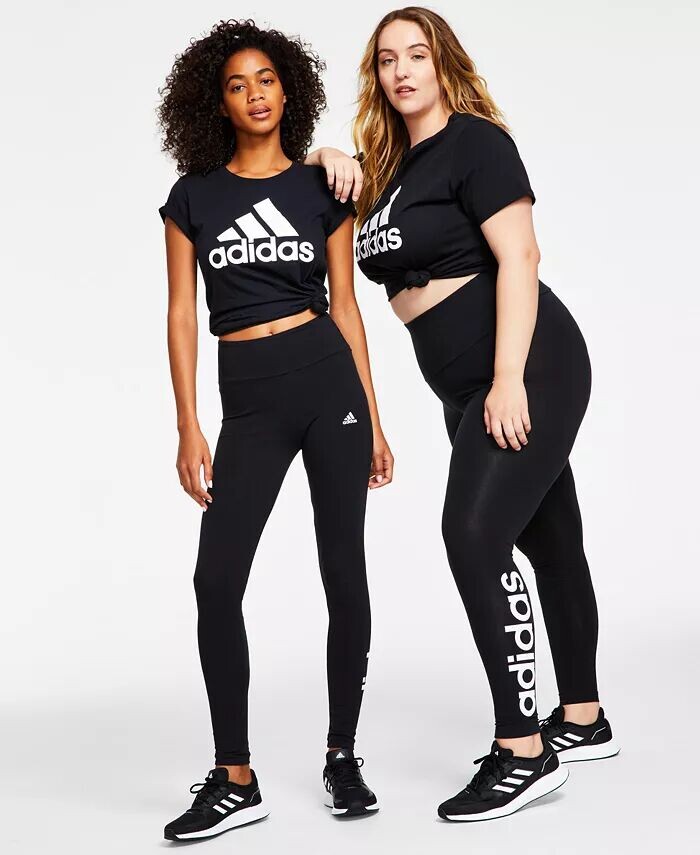 

Женские леггинсы полной длины с линейным логотипом, XS-4X adidas, черный