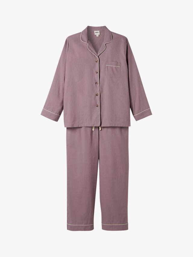 

Льняной комплект пижамы с длинными рукавами Piglet in Bed, Elderberry