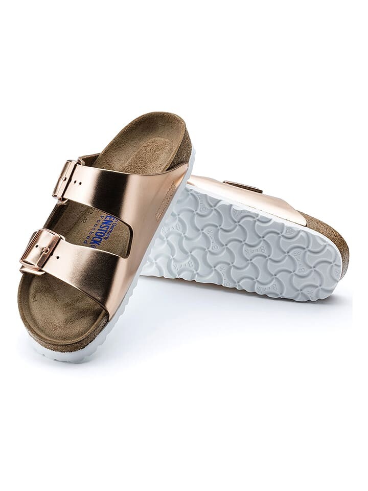 Мюли Birkenstock Leder Arizona, цвет rosegold — фото 4