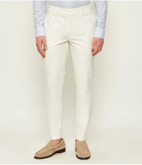 H-Kaiton1 Брюки slim fit Boss, экрю — фото 3