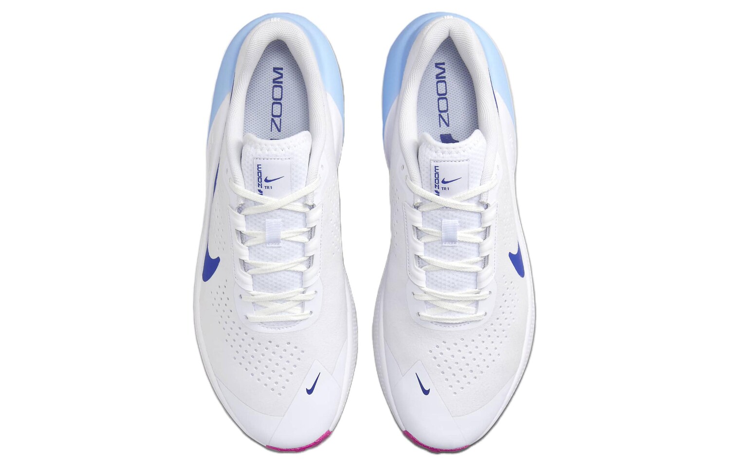 Кроссовки Nike Air Zoom TR 1 Мужчины, White/Blue — фото 4