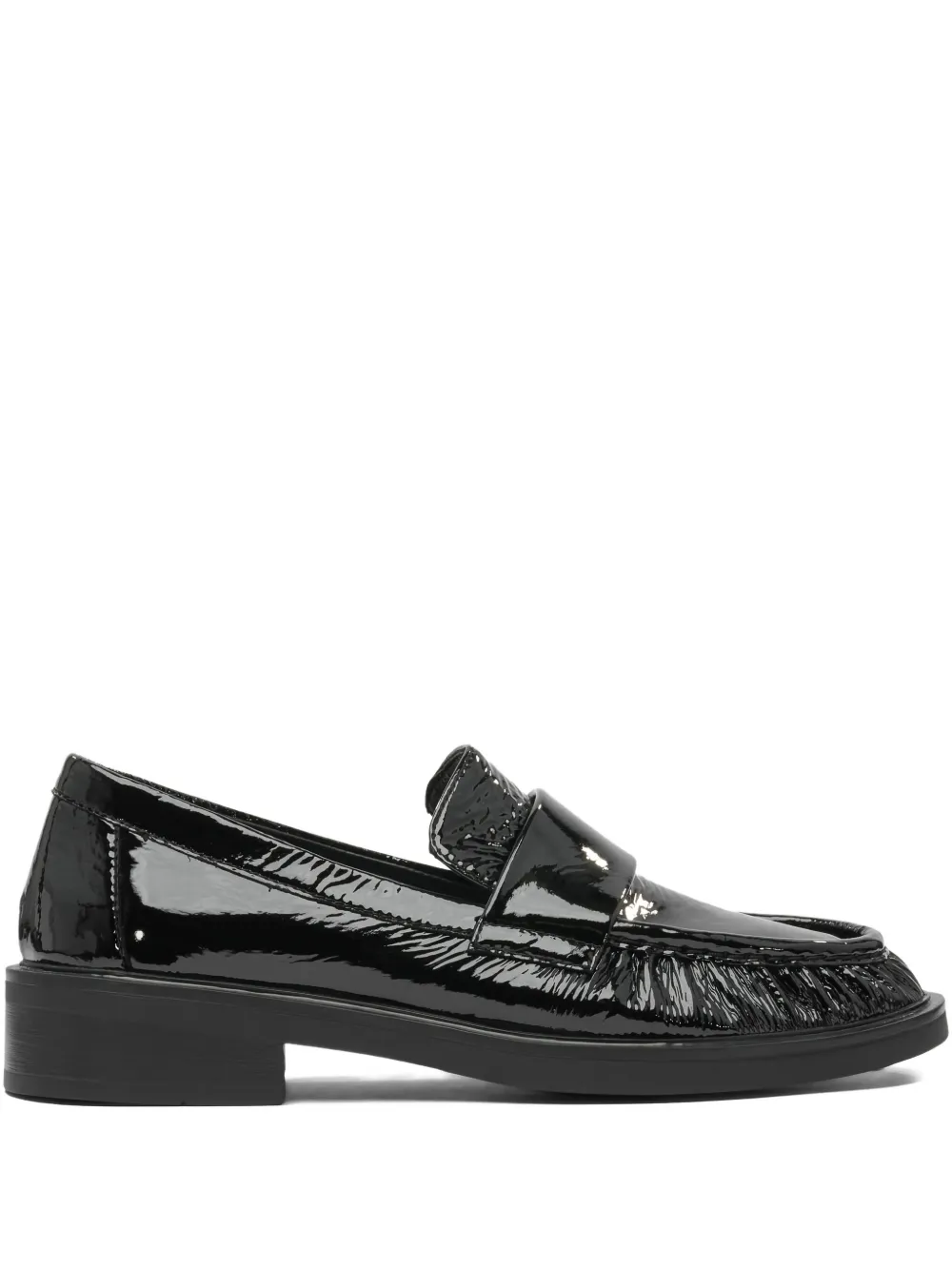Лоферы с оборками strategia shoes, черный