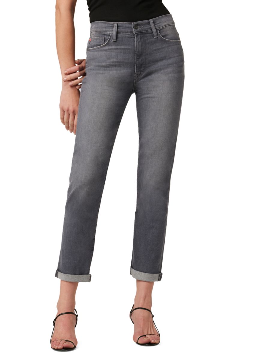 

Укороченные прямые джинсы Blair с высокой талией Hudson Jeans, цвет Pedal