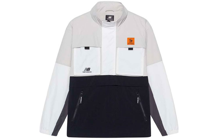 

New Balance Куртка унисекс черно-белая, Black White