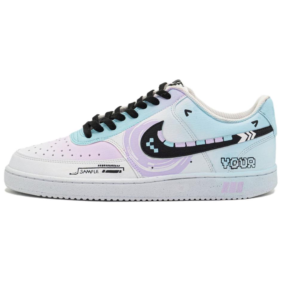 

Кроссовки Nike Court Vision 1 Skateboarding Shoes Men Low-top White/Blue/Purple, голубой, Синий, Кроссовки Nike Court Vision 1 Skateboarding Shoes Men Low-top White/Blue/Purple, голубой