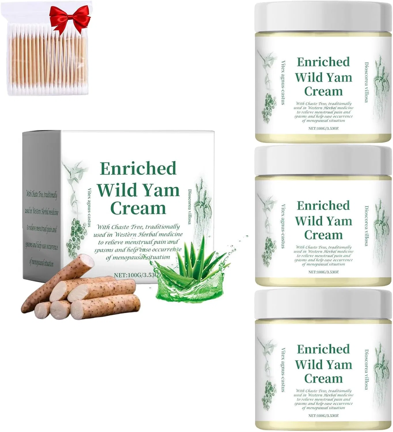 Органический крем Annas Wild Yam Cream, 3 шт. Goniome, 3 Pieces.