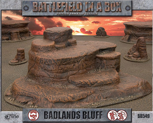 

Аксессуары Gale Force 9 Battlefield in a Box: Badlands Bluff - Mars