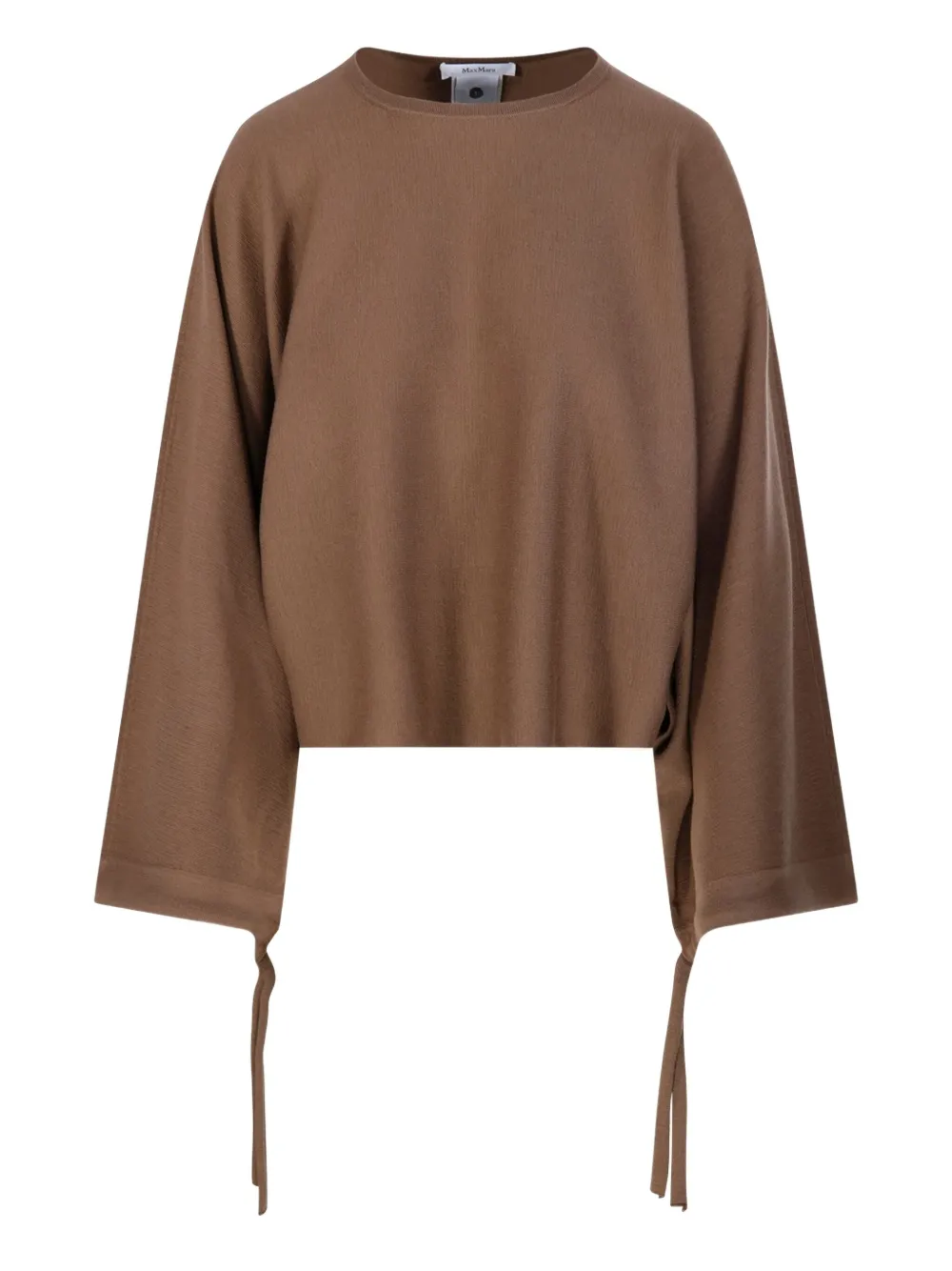 

Толстовка с завязками MAX MARA, коричневый