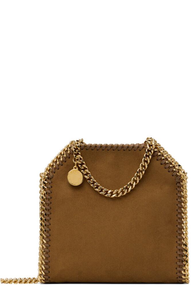 

Коричневая маленькая сумка Falabella Stella McCartney