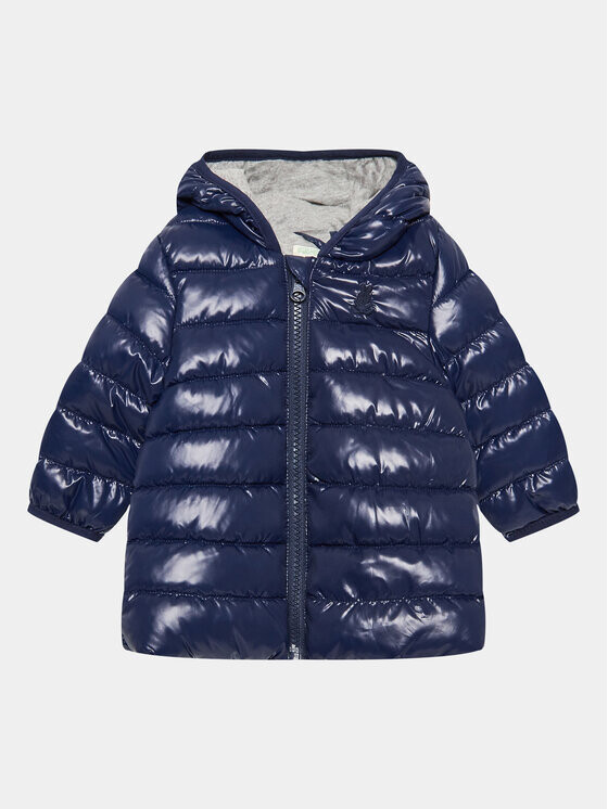 

Пуховик стандартного кроя United Colors Of Benetton, синий
