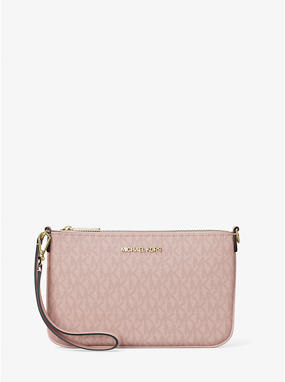 

Маленький клатч Jet Set с фирменным логотипом, трансформируемый Michael Kors, розовый